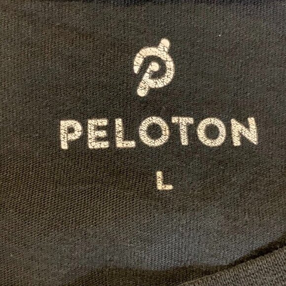Peloton Men's Classic Logo Crew Neck Cotton Cycling Short Sleeve Shirt Size L - Picture 6 of 11